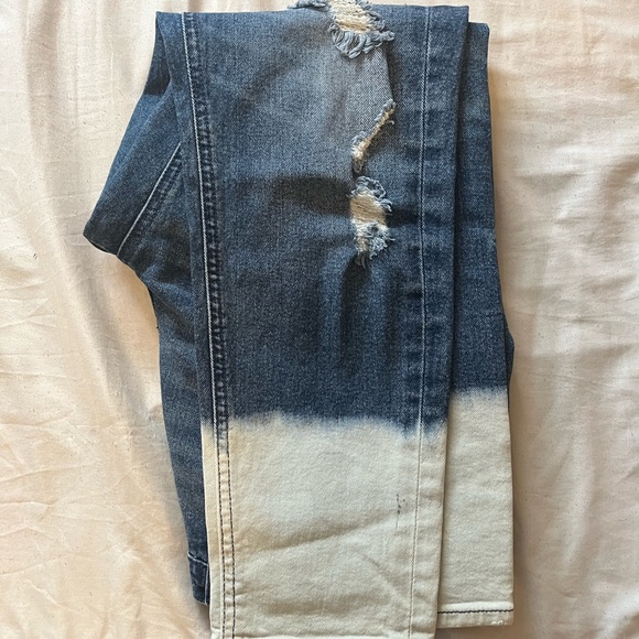 Distressed and Dyed DKNY Jeans in a Bowery Boyfriend Fit - Picture 3 of 6